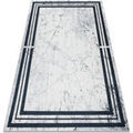 Tapis Rugsx Tapis lavable ANDRE 1023 Cadre marbre antid&eacute;rapan 160x220 cm Blanc 160x220 cm. . Maison & D&eacute;co > Tapis.