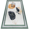 Tapis Rugsx Tapis lavable ANDRE 1088 Abstraction cadre antid&eacute; 120x170 cm Blanc 120x170 cm. . Maison & D&eacute;co > Tapis.