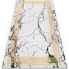 Tapis Rugsx Tapis lavable ANDRE 1126 Marbre, grec antid&eacute;rapan 80x150 cm Blanc 80x150 cm. . Maison & D&eacute;co > Tapis.