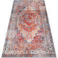 Tapis Rugsx Tapis lavable ANDRE 1684 cadre vintage antid&eacute;rapa 120x170 cm Rouge 120x170 cm. . Maison & D&eacute;co > Tapis. Grenoble