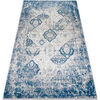Tapis Rugsx Tapis lavable ANDRE 1819C Rosette, vintage antid&eacute; 160x220 cm Beige 160x220 cm. . Maison & D&eacute;co > Tapis.