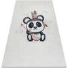 Tapis Rugsx Tapis lavable BAMBINO 1129 Panda pour les 80x150 cm Beige 80x150 cm. . Maison & D&eacute;co > Tapis.