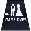 D&eacute;coration sur Grenoble : Tapis Rugsx Tapis lavable BAMBINO 2104 'Game over' mariage, 160x220 cm Noir 160x220 cm. . Maison & D&eacute;co > Tapis.