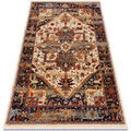 D&eacute;coration sur Grenoble : Tapis Rugsx Tapis en laine KESHAN franges, Ornement oriental 200x290 cm Beige 200x290 cm. . Maison & D&eacute;co > Tapis.