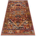 D&eacute;coration sur Grenoble : Tapis Rugsx Tapis en laine KESHAN franges, Ornement oriental 200x290 cm Bordeaux 200x290 cm. . Maison & D&eacute;co > Tapis.