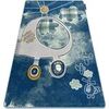 Tapis Rugsx Tapis PETIT HELICOPTER h&eacute;licopt&egrave;re, avions bleu 140x190 cm Bleu 140x190 cm. . Maison & D&eacute;co > Tapis.