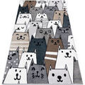 Tapis Rugsx Tapis FUN Gatti pour enfants, chats animaux 200x290 cm Multicolore 200x290 cm. . Maison & D&eacute;co > Tapis. Grenoble