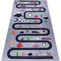 Tapis Rugsx Tapis lavable BAMBINO 2092 Ruelles, voitures pour 140x190 cm Noir 140x190 cm. . Maison & D&eacute;co > Tapis.
