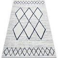 D&eacute;coration sur Grenoble : Tapis Rugsx Tapis EN CORDE SIZAL COLOR 47272/396 Losanges 120x170 cm Blanc 120x170 cm. . Maison & D&eacute;co > Tapis.
