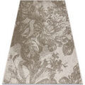 Tapis Rugsx TAPIS EN CORDE SIZAL FLOORLUX 20491 FLEURS 140x200 cm Beige 140x200 cm. . Maison & D&eacute;co > Tapis.