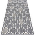 Tapis Rugsx Tapis SPRING 20404332 Hexagone, &agrave; cordes, &agrave; 80x150 cm Gris 80x150 cm. . Maison & D&eacute;co > Tapis. Grenoble