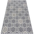 Tapis Rugsx Tapis SPRING 20404332 Hexagone, &agrave; cordes, &agrave; 120x170 cm Gris 120x170 cm. . Maison & D&eacute;co > Tapis. Grenoble