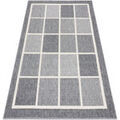 Tapis Rugsx Tapis SPRING 20426332 carr&eacute;s cadre &agrave; cordes, 80x150 cm Gris 80x150 cm. . Maison & D&eacute;co > Tapis.