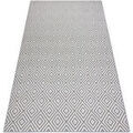 Tapis Rugsx Tapis SIZAL FLAT 48607637 Carr&eacute;s Losanges gris 160x230 cm Gris 160x230 cm. . Maison & D&eacute;co > Tapis.