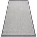 Tapis Rugsx Tapis SPRING 20411332 Lignes, cadre &agrave; boucles 160x230 cm Gris 160x230 cm. . Maison & D&eacute;co > Tapis.