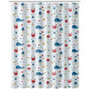 Rideaux, stores Unimasa Rideau de douche Petits poissons Blanc 180x200 cm. . Maison & D&eacute;co > Rideaux, stores.