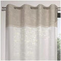 Voilages Soleil D'Ocre Romance Beige 140x240 cm. . Maison & D&eacute;co> Voilages.
