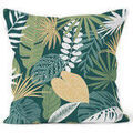 Linge de maison sur Grenoble : Coussins Soleil D'Ocre Tanzanie Vert 40x40 cm. . Maison & D&eacute;co > Coussins.