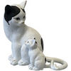 Statuettes et figurines Amadeus F&eacute;lin et chaton coeurs de d&eacute;coration en r&eacute;sine Blanc Unique. . Maison & D&eacute;co > Statuettes et figurines.