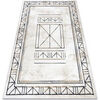 Tapis Rugsx Tapis ANTIKA 125 tek, cadre moderne, lavable 120x170 cm Beige 120x170 cm. . Maison & D&eacute;co > Tapis.