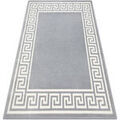 Tapis Rugsx BCF Tapis Morad GREK grec - gris 140x200 cm Gris 140x200 cm. . Maison & D&eacute;co > Tapis.