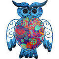 Statuettes et figurines Signes Grimalt Ornement De Mur De Hibou Bleu Unique. . Maison & D&eacute;co > Statuettes et figurines.
