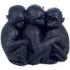 Statuettes et figurines Signes Grimalt Figure 3 Singes Noir Unique. . Maison & D&eacute;co > Statuettes et figurines.