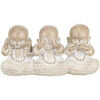 Statuettes et figurines Signes Grimalt Figure Monk 3 Unit&eacute;s Blanc Unique. . Maison & D&eacute;co > Statuettes et figurines.