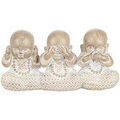 Statuettes et figurines Signes Grimalt Figure Monk 3 Unit&eacute;s Blanc Unique. . Maison & D&eacute;co > Statuettes et figurines.