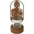 D&eacute;coration sur Grenoble : Bougeoirs, photophores Signes Grimalt Bouddha Porta Avec Verre Marron Unique. . Maison & D&eacute;co > Bougeoirs, photophores.