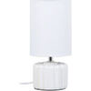 Lampes &agrave; poser Ixia Lampe blanche en c&eacute;ramique 28 cm Blanc Unique. . Maison & D&eacute;co > Lampes &agrave; poser.