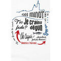 Linge de maison sur Grenoble : Torchons Enesco Essuie main - Marseille - en coton d&eacute;cor&eacute; Blanc 50x70 cm. . Maison & D&eacute;co> Torchons.