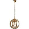 Lustres, suspensions et plafonniers Denzzo Suspension globe moderne en m&eacute;tal dor&eacute; 23 cm Dor&eacute; Unique. . Maison & D&eacute;co > Lustres, suspensions et plafonniers.