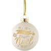D&eacute;corations de no&euml;l Enesco D&eacute;coration de sapin &agrave; suspendre blanche joyeux no&euml;l Blanc Unique. . Maison & D&eacute;co > D&eacute;corations de no&euml;l.