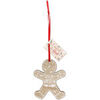D&eacute;corations de no&euml;l Enesco D&eacute;coration de sapin joyeux no&euml;l bonhomme Beige Unique. . Maison & D&eacute;co > D&eacute;corations de no&euml;l.