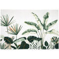 D&eacute;coration sur Grenoble : Tapis Stof Tapis topiary en coton 60 x 90 cm Blanc 60x90 cm. . Maison & D&eacute;co > Tapis.