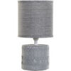 Lampes &agrave; poser Item International Lampe en gr&egrave;s grise 26.5 cm Gris Unique. . Maison & D&eacute;co > Lampes &agrave; poser.