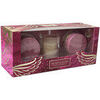 Bougies, diffuseurs Heart And Home Set cadeau petite bougie et 2 bombes de bain Rose Unique. . Maison & D&eacute;co > Bougies, diffuseurs.