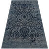 Tapis Rugsx Tapis Laine JADE 45008/903 Ornement bleu fonc&eacute; 67x130 cm Bleu 67x130 cm. . Maison & D&eacute;co > Tapis.