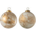 D&eacute;corations de no&euml;l Jolipa Lot de 2 boules de no&euml;l motif marbre dor&eacute; Dor&eacute; Unique. . Maison & D&eacute;co > D&eacute;corations de no&euml;l. Grenoble