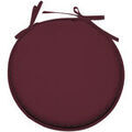 Linge de maison sur Grenoble : Galettes de chaise Stof Galette de chaise grenache ronde en polyester Diam 40 cm. . Maison & D&eacute;co> Galettes de chaise.