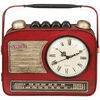 Horloges Out Of The Blue Bo&icirc;te &agrave; clefs Poste radio avec horloge rouge Vintage Rouge Unique. . Maison > Horloges.