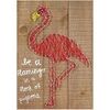Tableaux, toiles Signes Grimalt D&eacute;coration murale en bois &agrave; suspendre Flamant rose Marron Unique. . Maison > Tableaux, toiles.