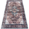 Tapis Rugsx Tapis lavable ANDRE 1826 Ornement, vintage antid&eacute; 160x220 cm Marron 160x220 cm. . Maison & D&eacute;co > Tapis.
