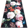 Tapis Rugsx Tapis lavable ANDRE 1629 fleurs vintage antid&eacute;rap 160x220 cm Noir 160x220 cm. . Maison & D&eacute;co > Tapis.