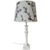 Lampes &agrave; poser Imori Lampe de table pied patin&eacute; blanc 43 cm Blanc Unique. . Maison & D&eacute;co > Lampes &agrave; poser.