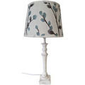 Lampes &agrave; poser Imori Lampe de table pied patin&eacute; blanc 43 cm Blanc Unique. . Maison & D&eacute;co > Lampes &agrave; poser.