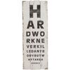 Tableaux, toiles Jolipa Plaque en bois Oculiste 103.5 cm