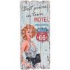 Tableaux, toiles Item International Plaque rectangulaire en bois pin-up
