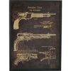 Tableaux, toiles Jolipa Cadre Pistolet Bois et Verre 80 cm